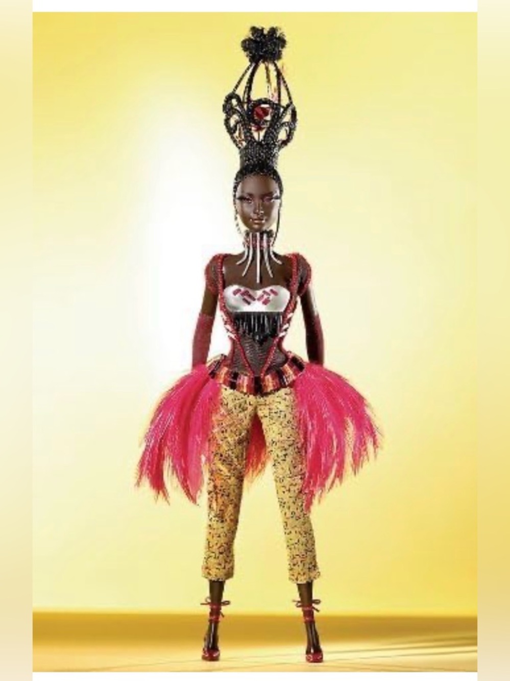 Tano Treasures of Africa Barbie by Byron Lars 2005 Gold Label Brand New